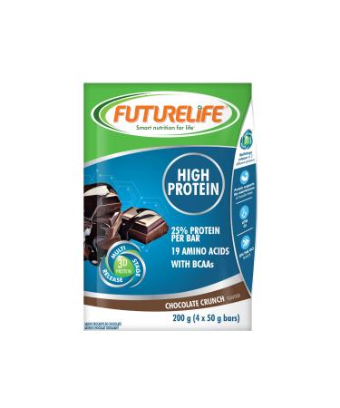 FUTURELIFE Smart Bars | High Protein & Lite Bar | 50g/1.76oz a Bar | 25% Protein Per Bar | 19 Amino Acids | Smart Release Of Protein | 12.5g Protein per a Bar | Low GI | (Chocolate 20) Chocolate 1 Count (Pack of 1)