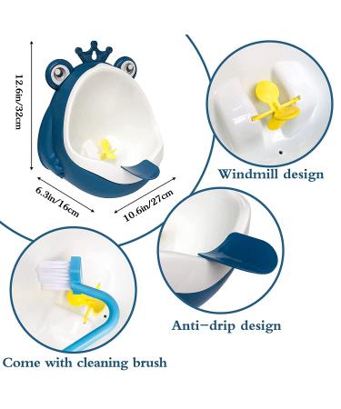 Frog Pee Training Toddler Urinal for Boys | Wall-Mounted Standing Potty Trainer with Aiming Target - Buy Online on GoSupps.com