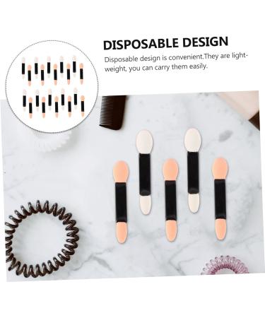 Hemoton 60 Pcs Eyeshadow Brush Kit Professional Double- End Eyeshadow Brushes Eye Shadow Sponge Applicator - Buy Online on GoSupps.com