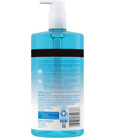Neutrogena Hydro Boost Fragrance-Free Hydrating Cleansing Gel Foaming Facial Cleanser Hyaluronic Acid Paraben Free 473-mL Fragrance Free 473 ml (Pack of 1) - Buy Online on GoSupps.com