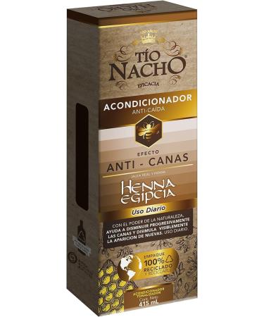 Tio Nacho Anti-Gray Hair Conditioner with Egyptian Henna - 14.03 Fl Oz | Anti-Hair Fall Treatment | International Shipping Available - Buy Online on GoSupps.com