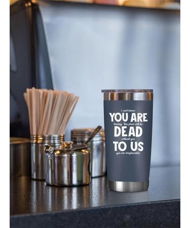 NewEleven Coworker Leaving Gifts Tumbler - Dead to us navy - 20 Oz. - Buy Online on GoSupps.com