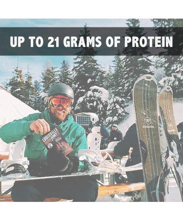 Louisville Vegan Jerky Co Perfect Pepperoni 3 oz - Delicious Plant-Based Snack - Buy Online on GoSupps.com