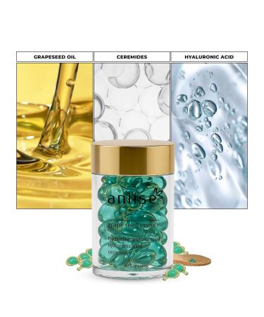 Aniise Grape Seed Oil Capsules Skin Care 30 Individual Capsules Serum for Face Improve Health Of Skin Fight Signs Of Aging Softening and Hydrating The Skin - Buy Online on GoSupps.com