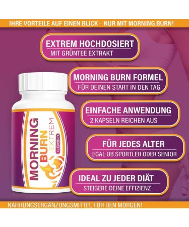 Adema Nutrition MORNING BURN Original Capsules - Extreme KETO Formula for Men & Women | Vegan High Dose Energy Boost - Fast & Strong Shipping Worldwide - Buy Online on GoSupps.com