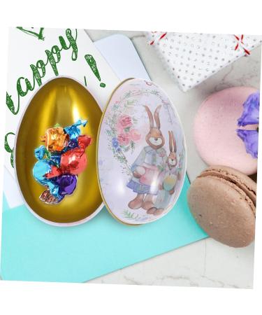 STOBAZA Box Easter Eggs Sugar Case Storage Tin Candy Tins with Lids Sweet Container Cake Decorate 11.00X7.00X6.50CM As Shown - Buy Online on GoSupps.com
