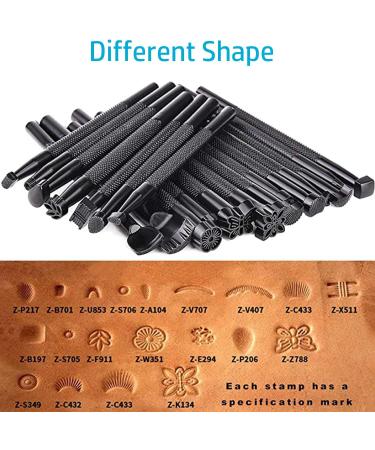 YUENTOEN 20Pcs Leather Stamping Tools Sets - Premium Saddle Stamp Punch Set for DIY Leather Craft - Buy Online on GoSupps.com