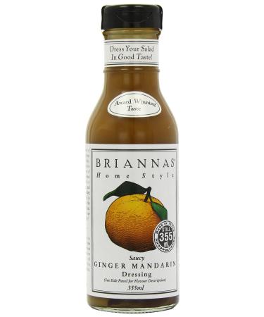Brianna's Saucy Ginger Mandarin Dressing 355 ml (Pack of 3)