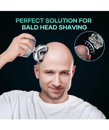 5D Head Shaver for Bald Men - Kensen Magnetic LED Display | IPX6 Waterproof Wet & Dry Head Shaver with USB-C Charge - Buy Online on GoSupps.com