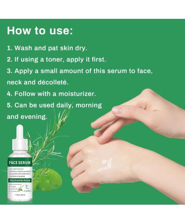 Buy 3 Pack Niacinamide Serum with Tea Tree & Centella Asiatica Hydration & Even Skin Tone | 1fl.oz Each International Shipping - Buy Online on GoSupps.com