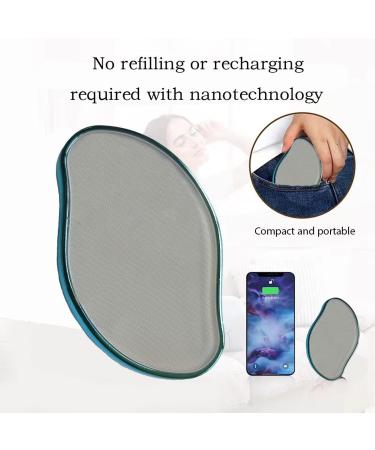 Crystal Hair Eraser Epilator Hair Removal Tool Magic Crystal Painless Hair Remover Skin Soft and Smooth Gift for Women and Men (Sapphire blue) - Buy Online on GoSupps.com