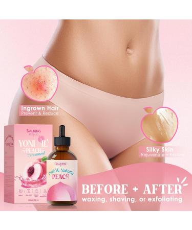 Yoni Oil for Women Natural Peach Feminine Oil for Vaginal Moisture & Odor Relief | 4 Fl Oz (120ml) - Soothing Tightening and Gentle Cleansing - Buy Online on GoSupps.com