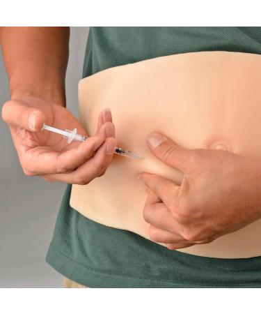 Abdominal Injection Trainer - Adjustable Strap Wearable Simulator for Subcutaneous Injections - Buy Online on GoSupps.com