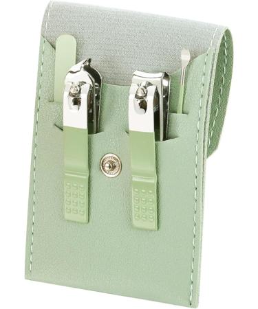 Nail Clipper Set Carbon Steel 4 in 1 Portable Nail Clipper Kit with Travel Cover Professional Sharp Nail Care Kit - Buy Online on GoSupps.com