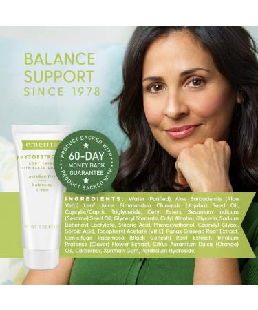 Emerita Phytoestrogen Body Cream 2 oz - Hormonal Balance & Moisturizing | Shop Internationally - Buy Online on GoSupps.com