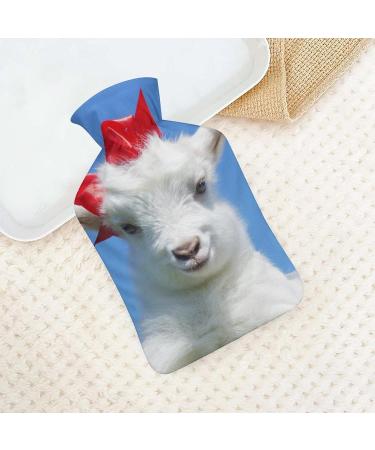 Cute Sheep Hot Water Bottle with Plush Cover | Hand Warmer for Adults & Children | 26.5x15.3cm - International Shipping Available - Buy Online on GoSupps.com