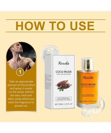 Coco Musk Vanilla Perfume Men Vanilla Musk Perfume With Oil Cologne For Men Coco Musk Arabian Perfume 1.69 Fl.oz - Buy Online on GoSupps.com