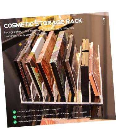 Beavorty Makeup Pallete 4 Pcs Partition Storage Display Rack Eyeshadow Organizer Plastic Purse Organizer Face Powder Acrylic Makeup Organizer 17X7X4CMx2pcs Transparentx2pcs - Buy Online on GoSupps.com