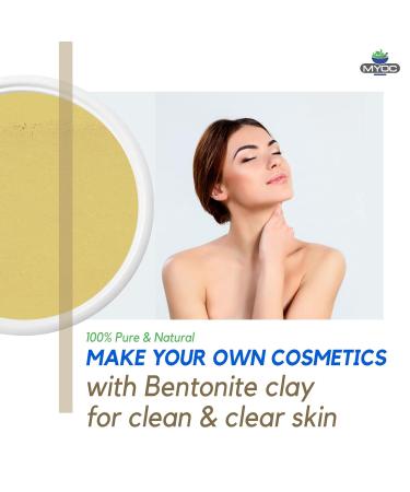 Bentonite Clay Powder 7.05oz - Indian Bulk Clay for Hair Face Masks Toothpaste & More | Shop Now - Buy Online on GoSupps.com