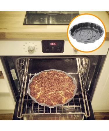 Alipis 1pc Cake Mold Cake Pan Baking Pans Cupcakes Carbon Steel Baking Pan Non-Stick Mold Pie French 19.5X19.5X4CM Grey - Buy Online on GoSupps.com