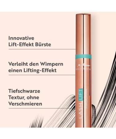 M. Asam Magic Finish Lash Lift Mascara Deep Black 10ml | Lifting Brush for Defined Long Lashes | Panthenol Enriched Makeup for Enhanced Volume & Expression - Buy Online on GoSupps.com