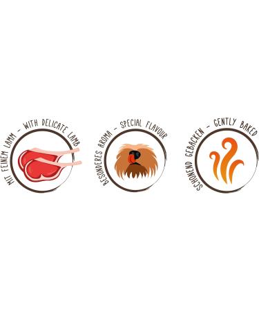 Sammy's Herbal Bones - Gently Baked Dog Snacks with Fine Lamb | 1 kg Herbal Treats for Dogs - International Shipping Available - Buy Online on GoSupps.com