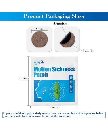 Hionfurt Motion Sickness Patches - 16 Count | Fast-Acting Relief for Nausea and Motion Sickness - Buy Online on GoSupps.com
