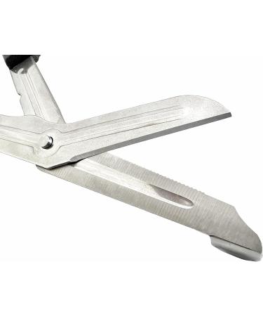 Buy First Aid Scissors - 19.5 cm Knee-Bent Bandage Lister Rescue Scissors for Emergency Care - Buy Online on GoSupps.com