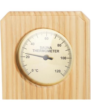 Buy 2-in-1 Sauna Thermometer & Hygrometer - Premium Wood & Copper Design for Bathroom | International Shipping - Buy Online on GoSupps.com