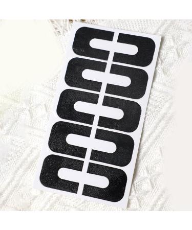 wirlsweal 10Pcs/Set Nail Edge Sticker Good Ductility Protect Finger Ultra Thin Spill Prevention Stick Peel Off Tape for Salon Nail Peel Black - Buy Online on GoSupps.com