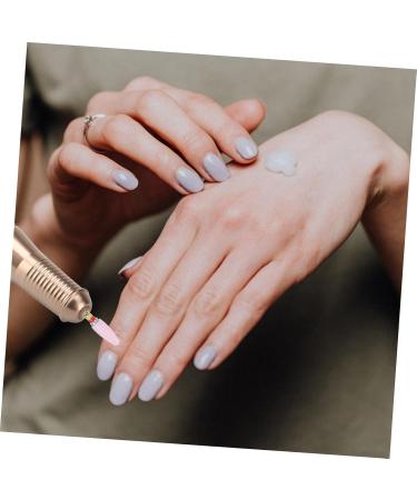 FOMIYES Nail Polisher Nail Beauty Tools Nail Art Manicure Accessories Nail Tech Accessories Manicure Drill Bit Manicure Nail Tool Ceramics Polishing Head Stainless Steel - Buy Online on GoSupps.com