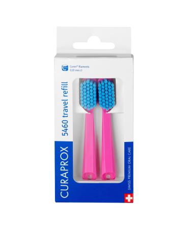 Curaprox CS 5460 refill for travel toothbrush travel set random color 2 pieces - Buy Online on GoSupps.com