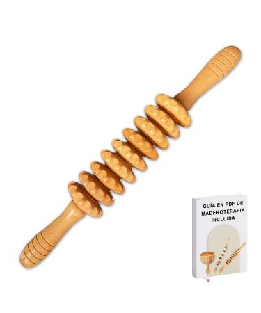 Massage set for body therapy relaxing wood massage muscle massage cellulite massage roller anti-cellulite reducer massage body measurement lymphatic drainage Swedish cup