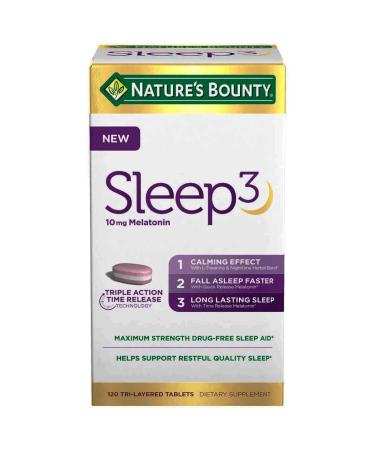 Natures Bounty Sleep 3-120 Tablets