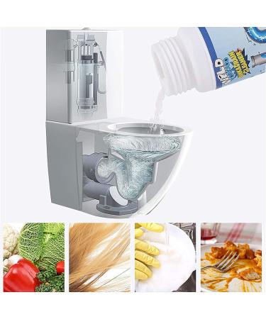Wild Tornado Pipe Dredge Deodorant Powerful Sink and Drain Cleaner Powerful Clog Remover Powder Quick Foaming Toilet Cleaner for Kitchen Toilet Pipe Dredging (3PCS) - Buy Online on GoSupps.com