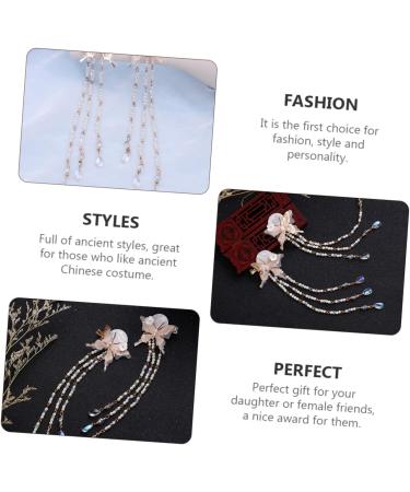 Ipetboom 1 Pair Butterfly Tassel Hair Clip Branch Hair Clip Hair Jewels for Women Accesorios Para Mujer Hair Styling Jewelry Tassel Headdress Kids Hair Accessories China Alloy Girl Vintage - Buy Online on GoSupps.com