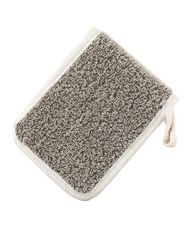 Shower Exfoliating Scrubber Soap Soap Pocket Sponge Scrubber Pouch Mens Soap Mens Gloves Soap Holder Mittens for Men Organizer Exfoliating Soap Soap for Men Flax Man Body Loofah