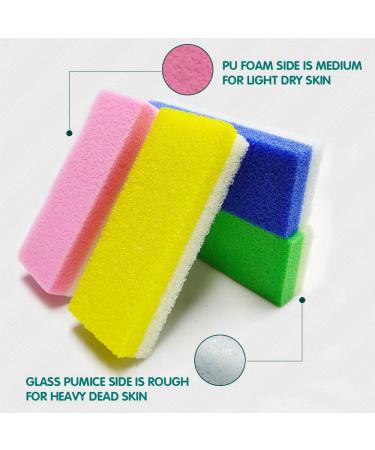 NOVAL 4-in-1 Foot Pumice Stone Set - Callus Remover & Exfoliator Tool for Pedicure (Pack of 4) - Buy Online on GoSupps.com