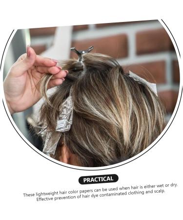 Ipetboom 100 Sheets Hair Dye Release Paper Hair Coloring Dye Paper Salon Hair Dye Paper Barber Hair Coloring Paper Hair Coloring Tools Hair Deyer Hairdressing Tool Hair Mask White - Buy Online on GoSupps.com