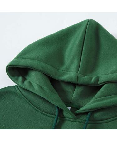 Bigfanshu in Women's Clothing Long Sleeve Print Hooded Sweatshirt Autumn&Winter Blouse Lady Tops Green - Buy Online on GoSupps.com