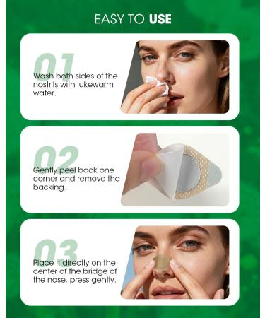 MQXUNMI 24 Count Sinus Relief Patch Natural Kids Nasal Strips for Congestion Essential Oil Stick-On Patches for Kids & Adults Breathable Hypoallergenic Nose Strips - Buy Online on GoSupps.com