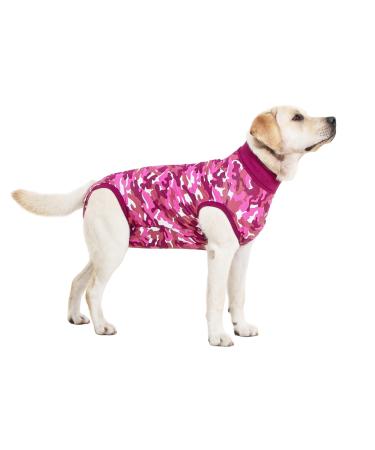 Suitical Recovery Suit Dog M Pink Camouflage Pink/Camouflage M (Pack of 1) - Buy Online on GoSupps.com