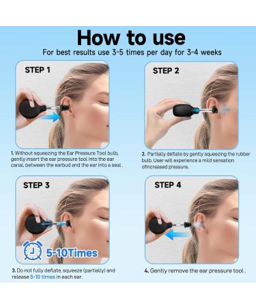 Ears Pressure Relief for Airplane Travel Essentials, Gifts for Men Women Who Like Travel as Christmas Gift, Stocking Stuffer, Black - Buy Online on GoSupps.com