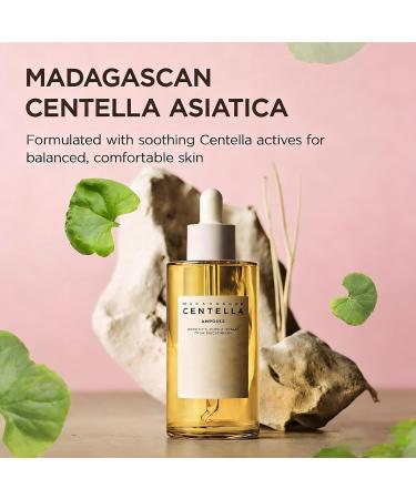 Madagascar Centella Ampoule 1.01 fl.oz 30ml Korean Face Serum with Centella Asiatica Hydrating and Moisturizing Care Soothing Facial Serum for Skin Balance and Glow Korean Skin Care - Buy Online on GoSupps.com