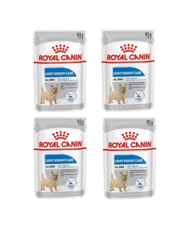 Royal Canin Light Weight Care Mousse | Pack of 4 | 4 x 12 x 85 g | Complete Food for Adult Dogs from 10 Months | for Dogs with a Tendency to Gain Weight
