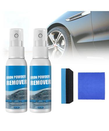Car Rust Removal Spray Multi-Purpose Rust Remover Iron Powder Remover Rust Out Instant Remover Spray - 30/100ML (2Pcs 30ml) 2pcs 30ml