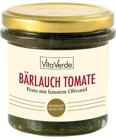 Vita Verde Tomato wild garlic pesto 140 g organic - Buy Online on GoSupps.com