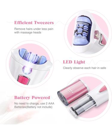 Facial Hair Removal Epilator for Women with LED Light - Smooth Glide - Buy Online on GoSupps.com