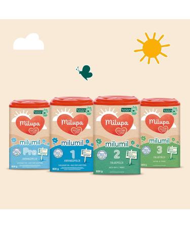 Milupa Milumil Pre-Initial Baby Milk Powder - 800g | Essential Nutrients No Palm Oil - Ideal from Birth | International Shipping - Buy Online on GoSupps.com