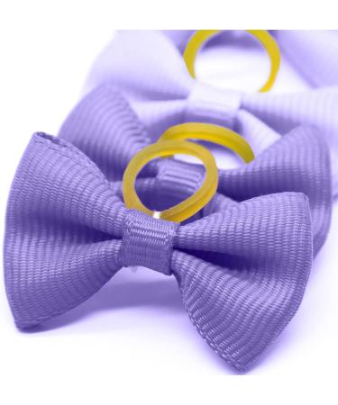 KMZ 30Pcs Mixed Colors Dog Hair Bows with Elastic Rubber Bands Cute Dog Grooming Bows Puppy Hair Accessories for Long Hair Pet Dogs Cats - Buy Online on GoSupps.com